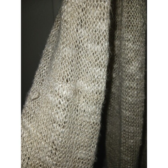 EILEEN FISHER Cardigan‎ Duster XL Women's Linen Blend Open Front Oatmeal Beige * - Picture 10 of 16